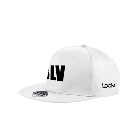 LIMITED EDITION-White snapback cap BLV